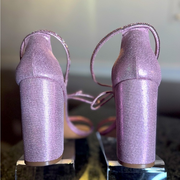 NWOT Copper Key Dance Party Rhinestone Dress Sandals - Picture 4 of 4